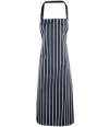 PR110 Stripe Apron Navy / White colour image
